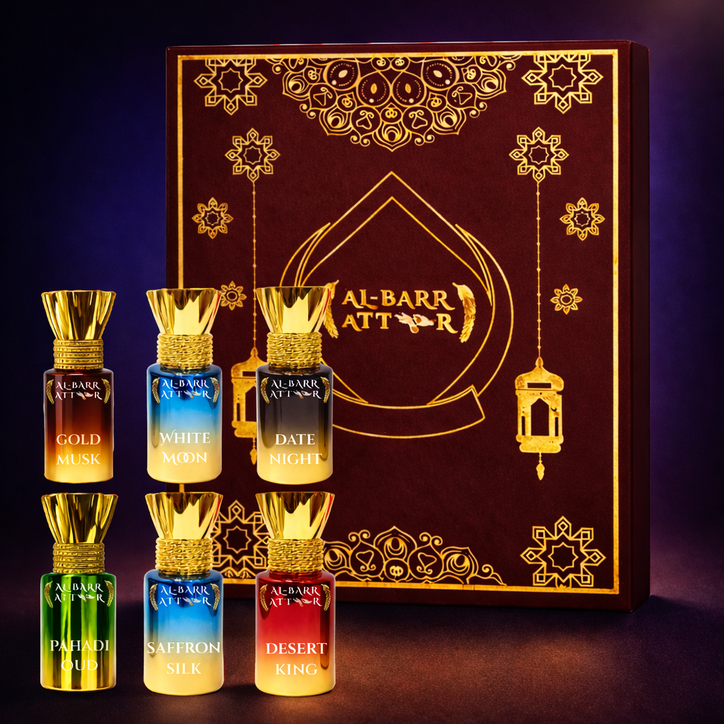 Luxury Attar Set of 6 | Long-Lasting Perfume Ittar Under 999 (5.5ml x6)