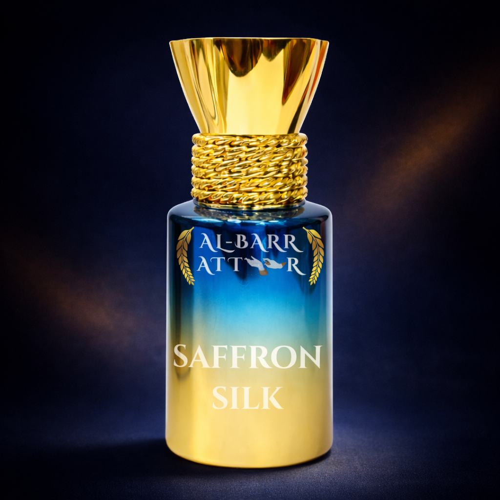 Saffron Silk – A Smooth, Elegant Non-Alcoholic Attar with Refined Warmth